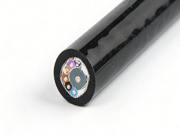 Pipe Robot Coaxial Cable with Kevlar Braiding and Filler